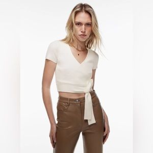NWT Aritzia Wilfred All Tied Up Sweater